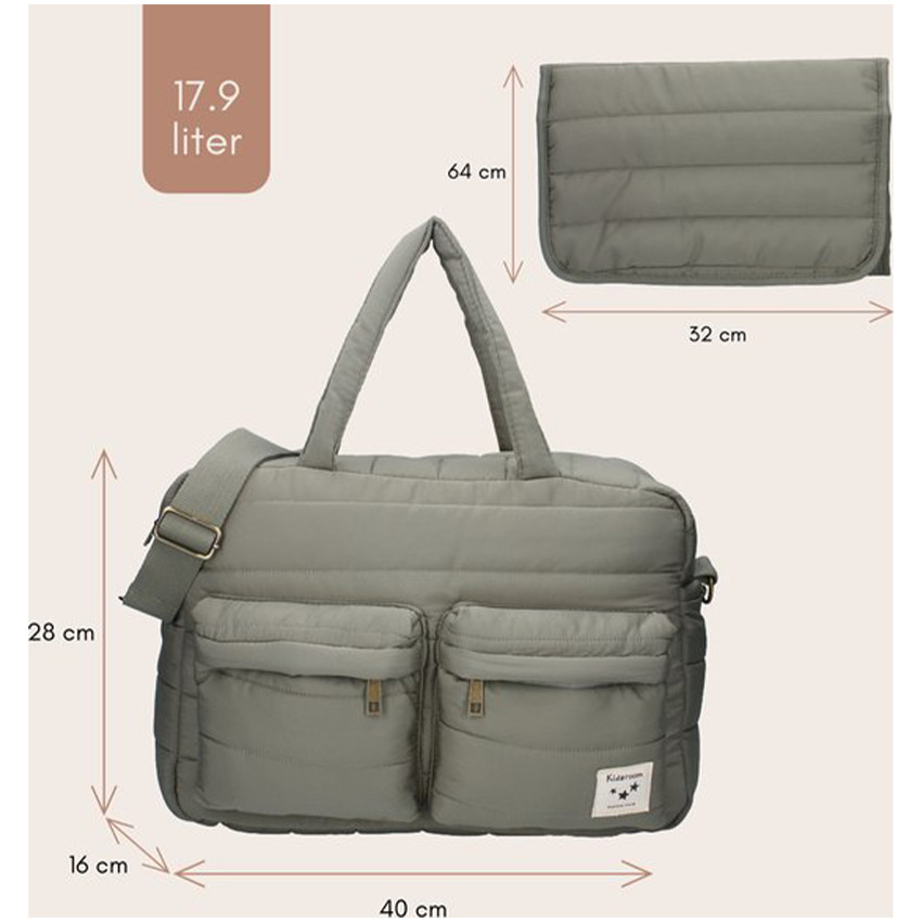 Sac à langer Care Vienna Gracious Vert - Vert (Kidzroom) - Image 7