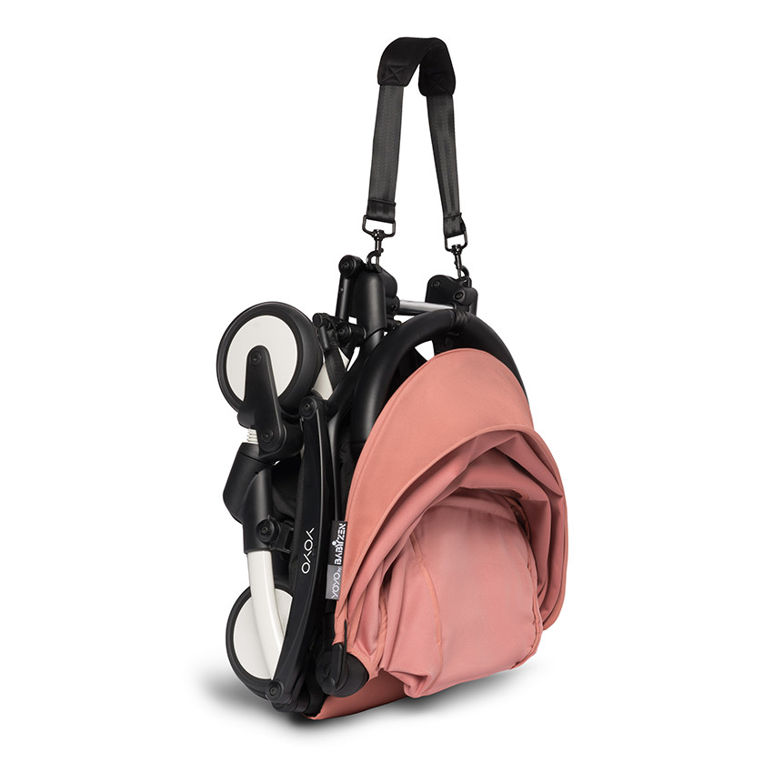 Poussette complète YOYO² nouveau pack 0+ et 6+ châssis noir - Ginger 