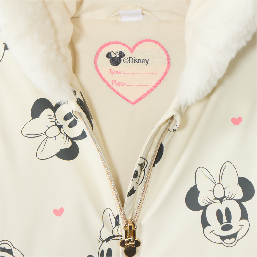 Parka à capuche ludique bébé fille Minnie Disney 