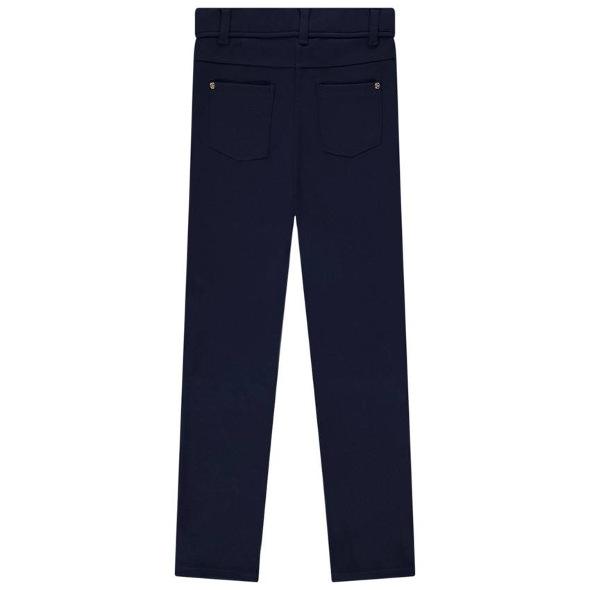 Pantalon slim en milano esprit équitation pour fille 
