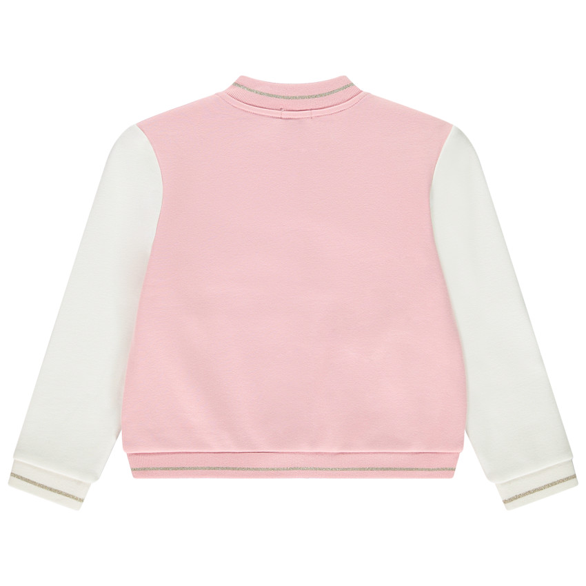 Veste teddy en molleton contrecollé sherpa patch NY pour fille 