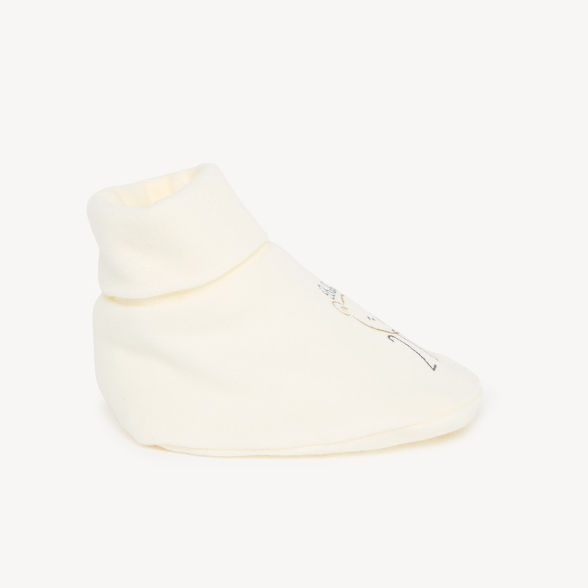 Chaussons naissance en interlock "Baby 2026" 