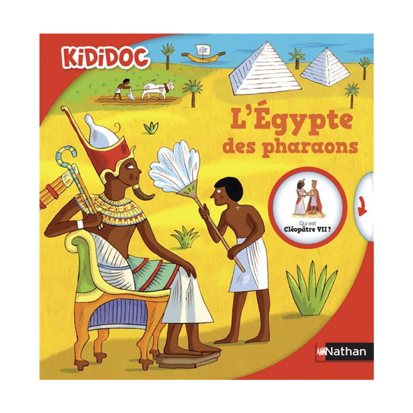 Livre animé Kididoc L'Égypte des Pharaons Main Livre animé Kididoc L'Égypte des Pharaons