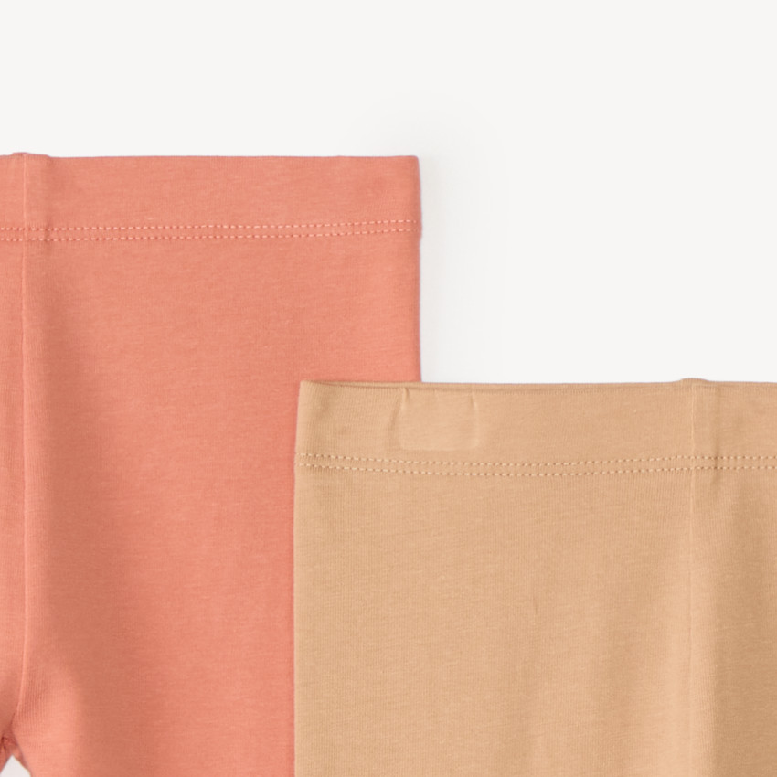 Lot de 2 caleçons uni pour bébé fille 