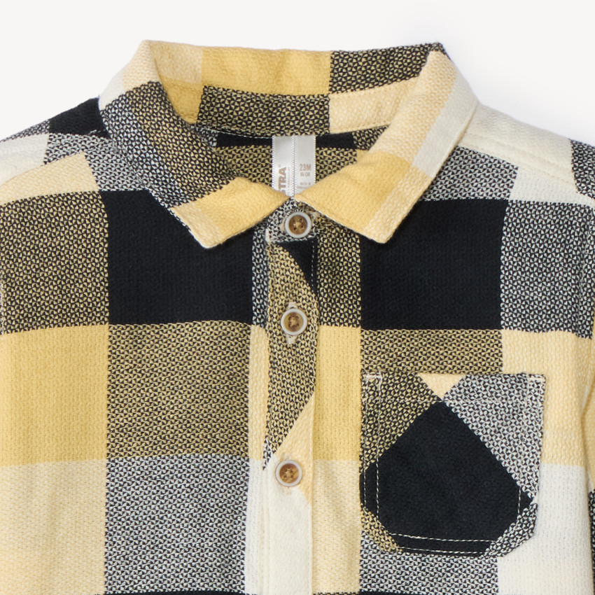 Chemise manches longues à carreaux bébé garçon 