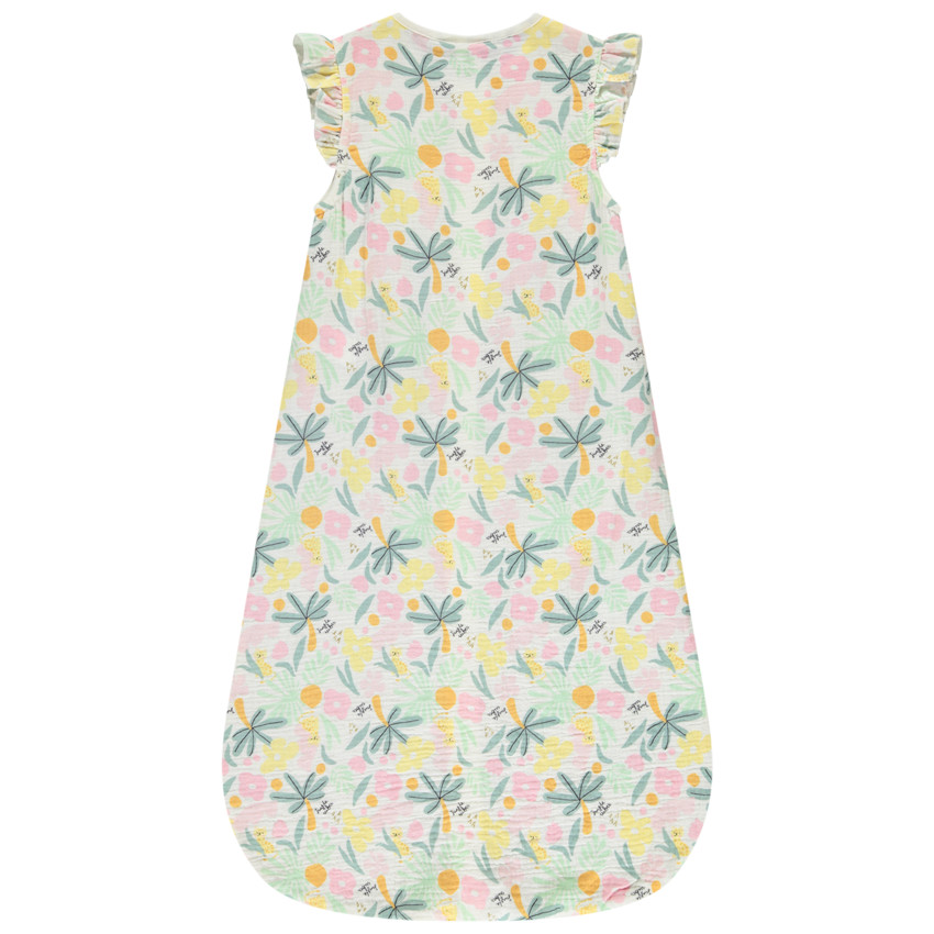 Gigoteuse volantée TOG 0.5 imprimé jungle pour bébé fille 