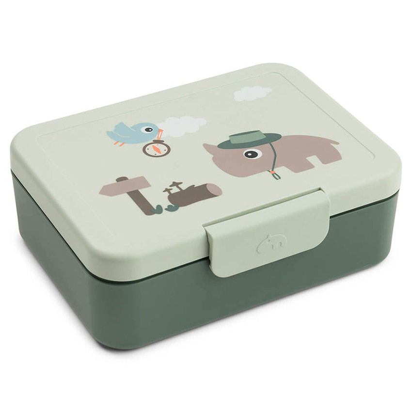 Lunchbox avec séparateur Tiny Trails Vert