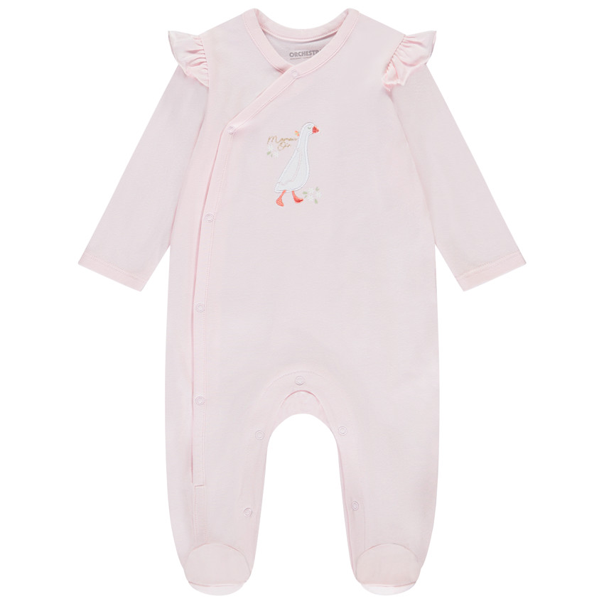 Lot de 2 dors-bien motifs oies pour bébé fille avec ouvertures différentes selon l'âge 