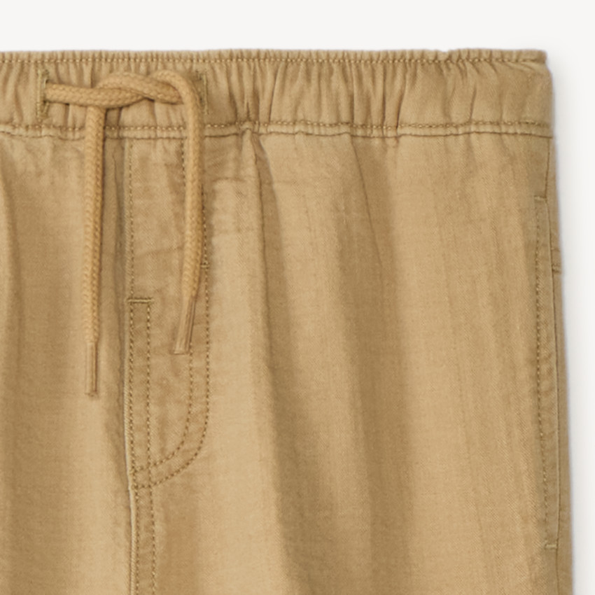Pantalon bébé garçon coupe jogger uni 