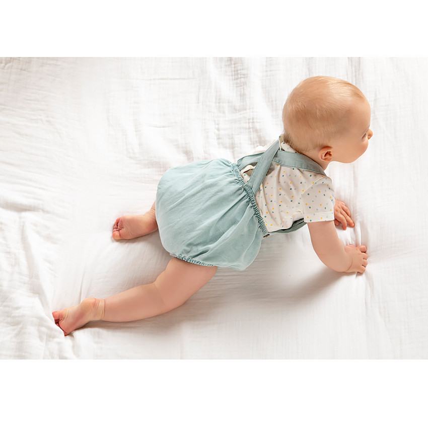 Ensemble 2 pièces salopette et t-shirt pour bébé garçon 