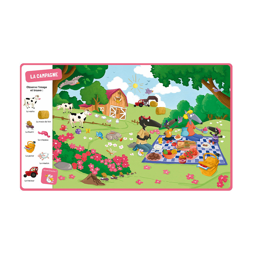 Livre "Cherche et trouve P'tit Loup - Vive la nature !" 