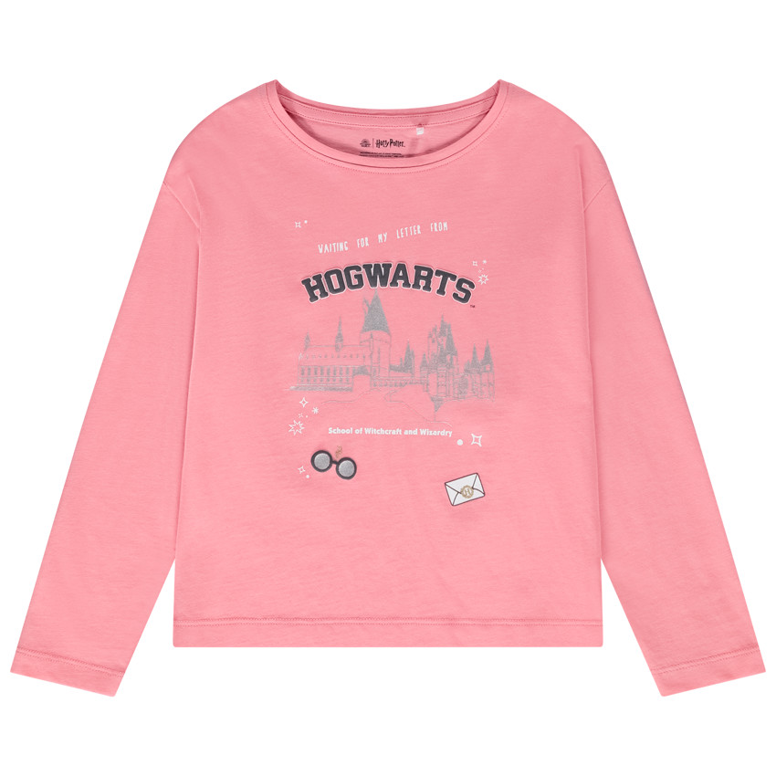 T-shirt manches longues print Harry Potter Warner pour fille 