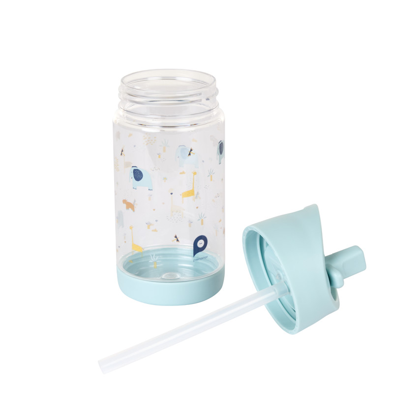 Gourde savane avec paille rétractable - 400ml 