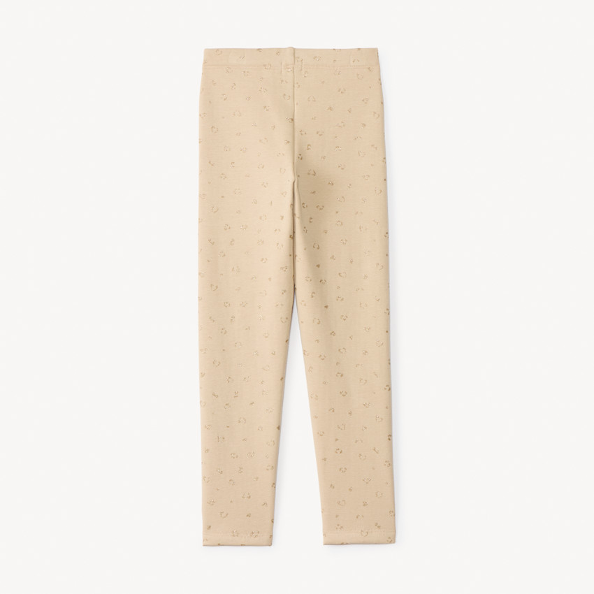 Legging imprimé pailleté et doublé sherpa pour fille 