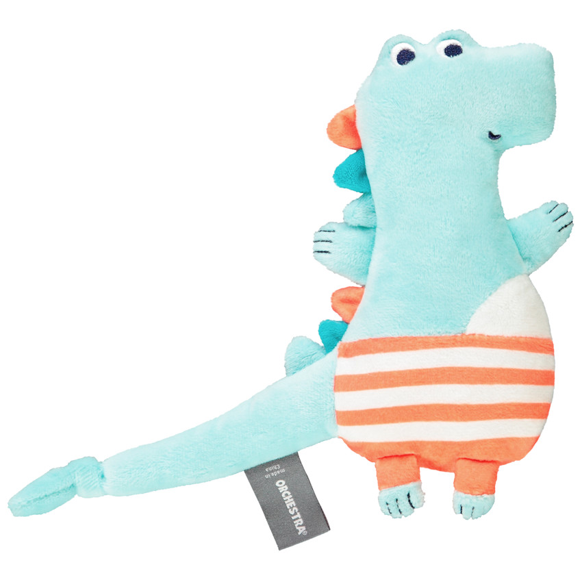 Doudou dinosaure en velours pour bébé garçon 