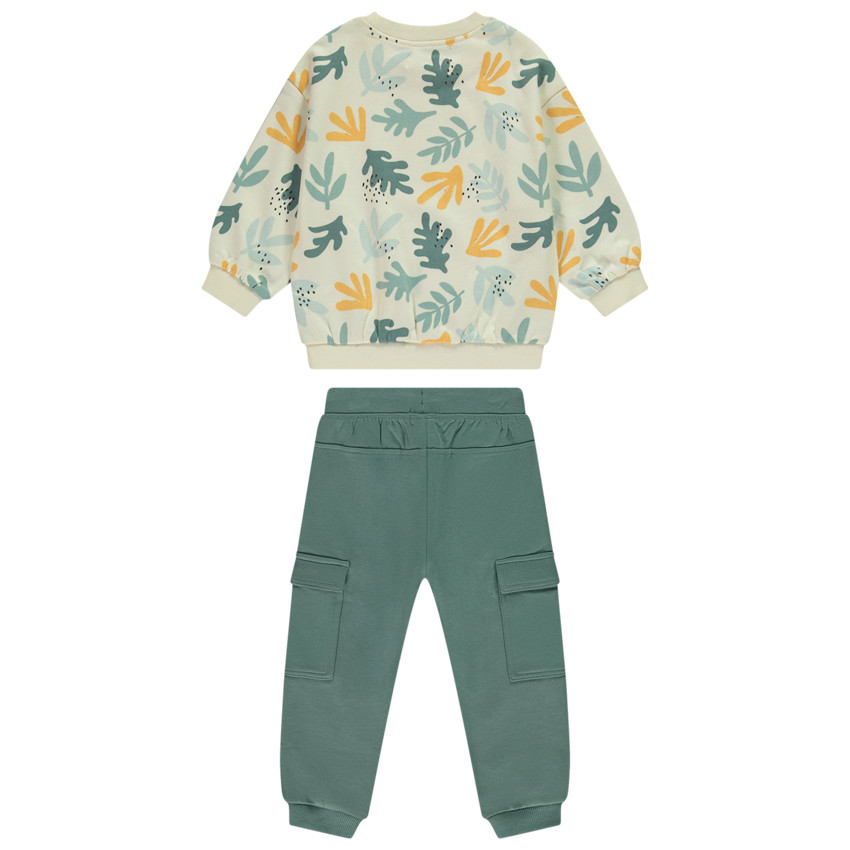 Ensemble jogging oversize imprimé feuillage pour bébé garçon 