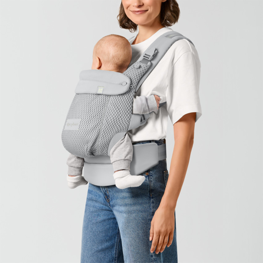 Porte bébé Amya 0-3ans Fog Grey 