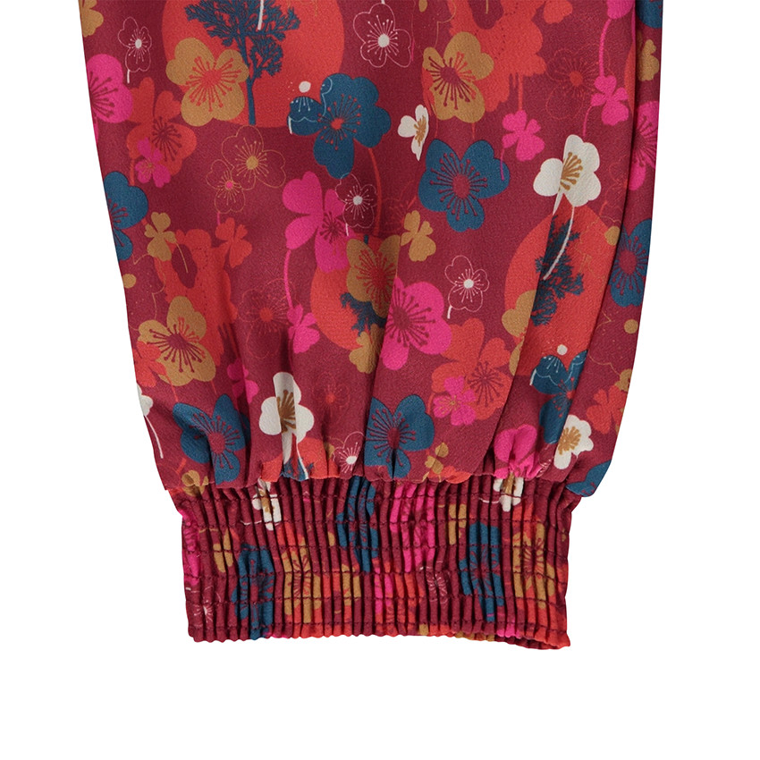 Pantalon fluide imprimé fleuri 