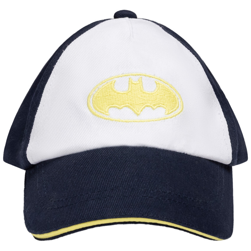 Casquette bicolore brodée Batman Warner pour bébé garçon 
