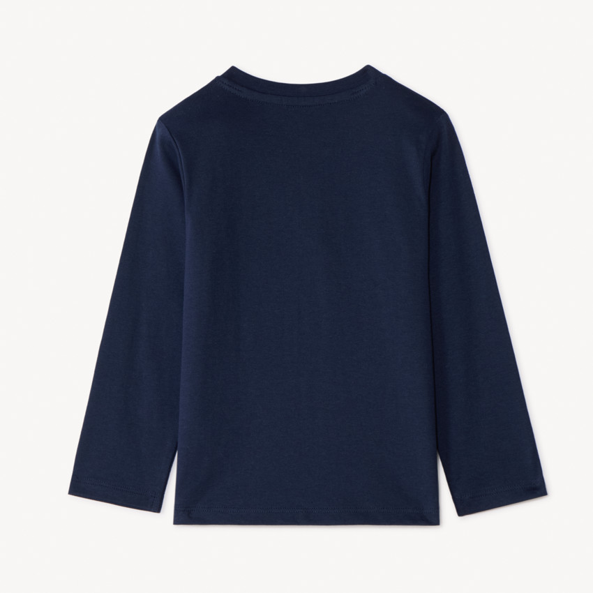 T-shirt manches longues print Captain America Marvel pour bébé garçon 