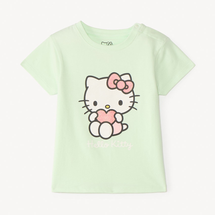 T-shirt manches courtes print Hello Kitty pour bébé fille 