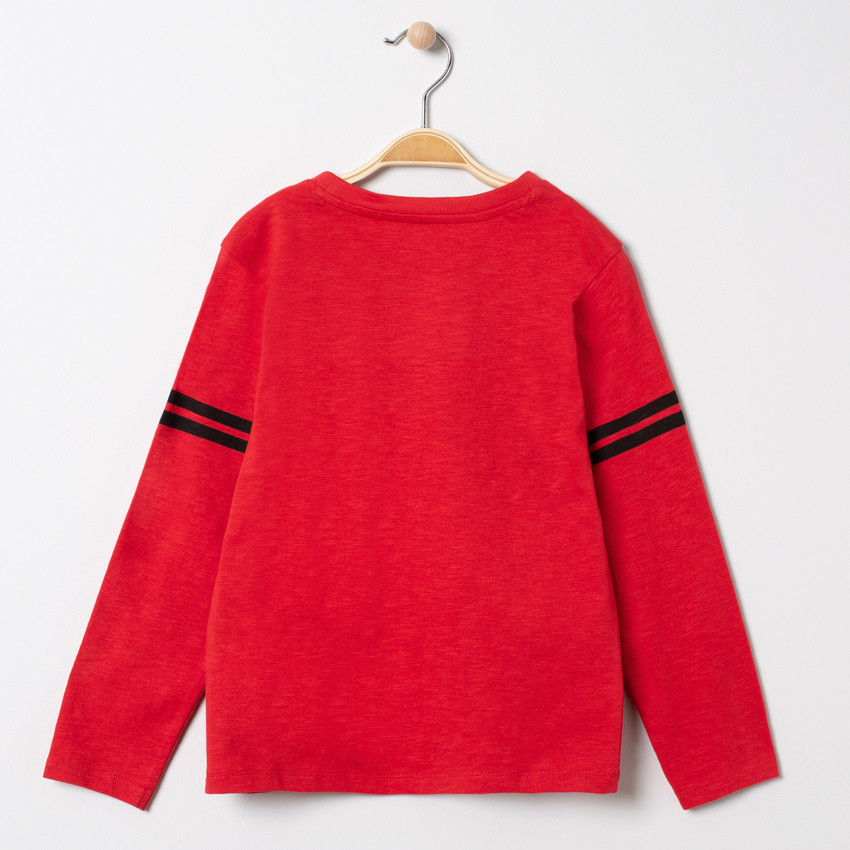 T-shirt manches longues bicolore print Cars Disney 