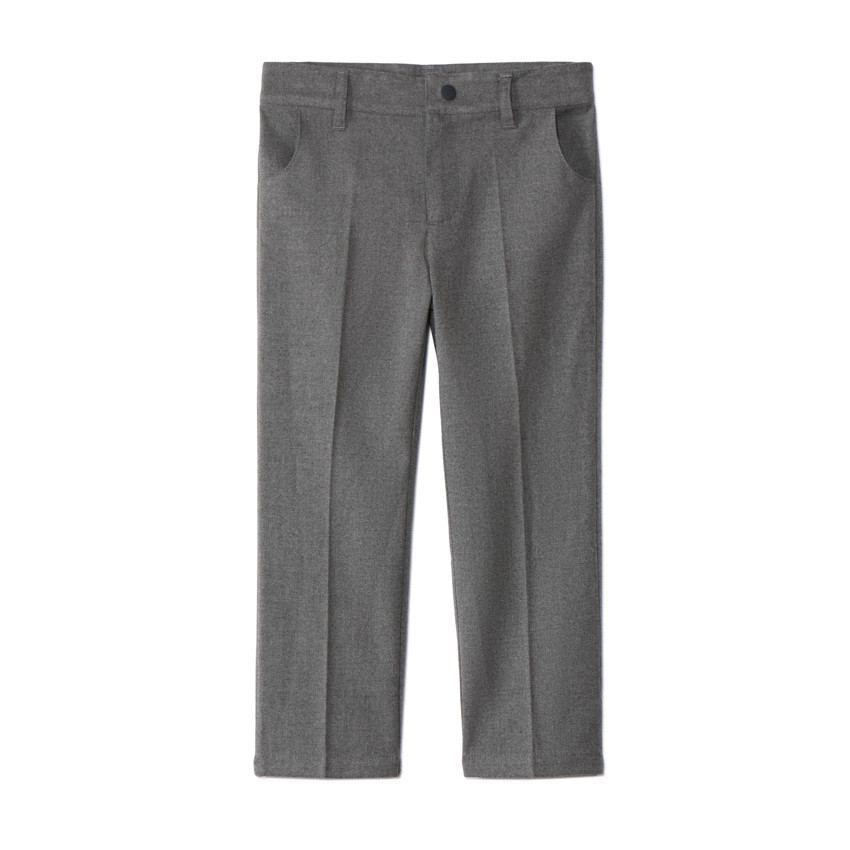 Pantalon en toile uni gris pour garçon