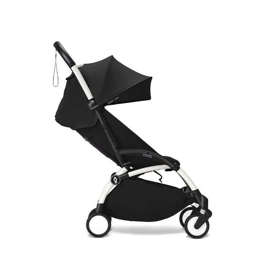 Poussette Stokke® YOYO³ à partir de 6 mois - cadre blanc/noir 