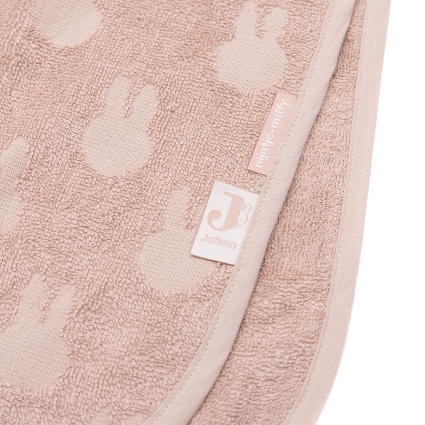 Poncho de bain éponge en jacquard Miffy nougat 