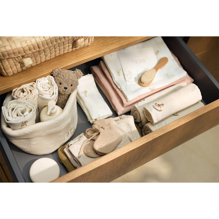 Panier de rangement Cosy Knit Ivory - Beige (Jollein) - Image 2
