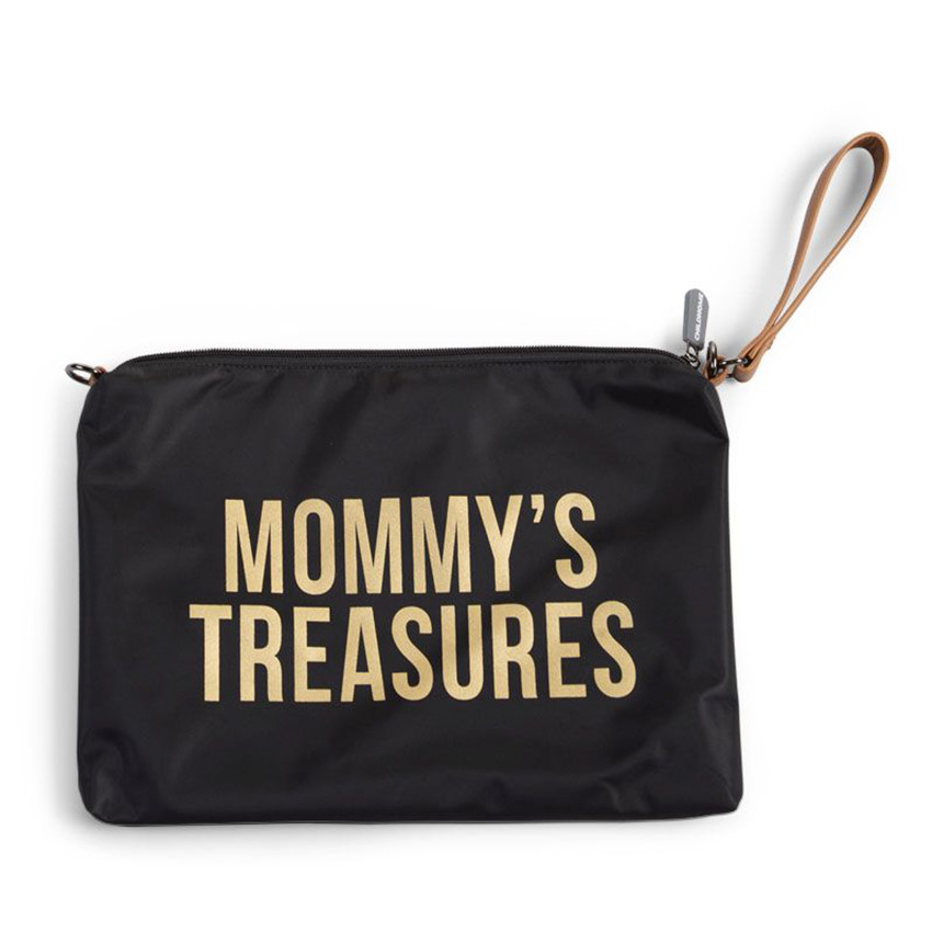 Pochette Mommy Clutch - Noir/Or 