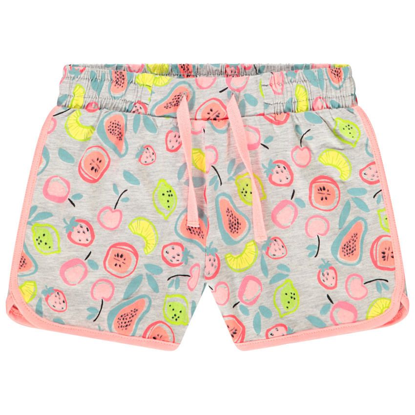 Short en jersey imprimé pour fille 