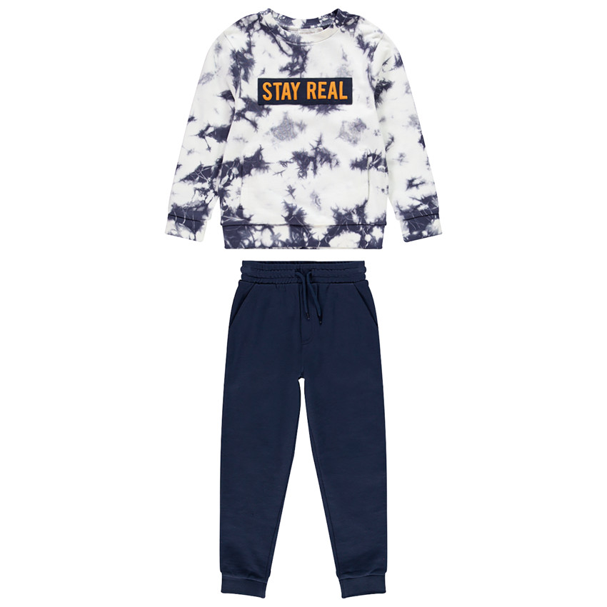 Jogging en molleton tie and dye pour enfant garçon 