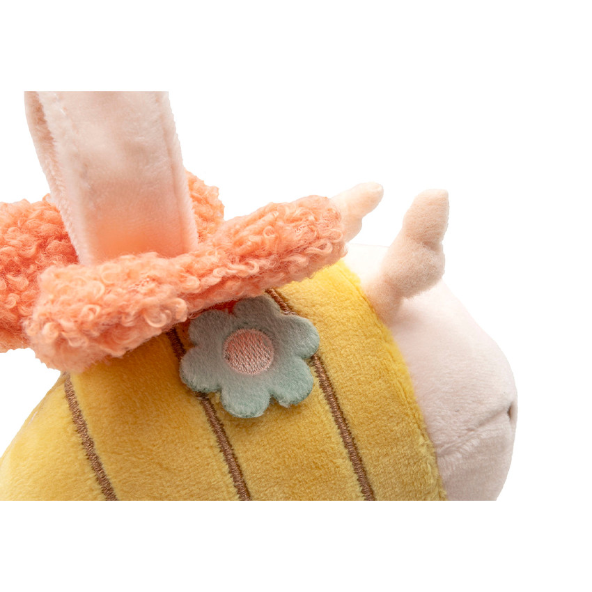 Peluche d'activité avec anneau d'attache Pretty Picnic Bee 