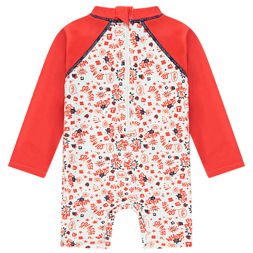 Combinaison anti-UV avec motif fantaisie all-over 