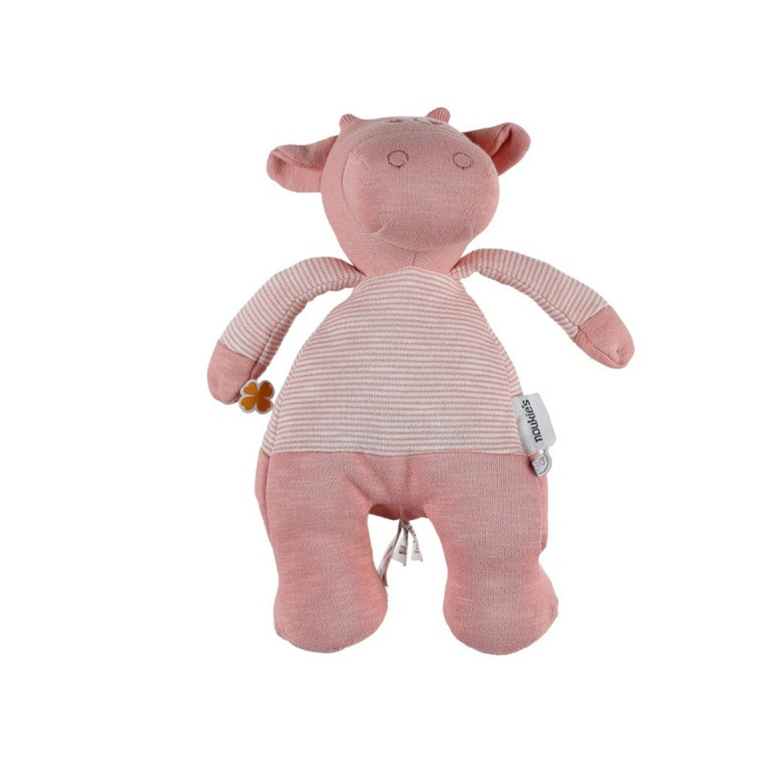 Peluche Lola 25 cm en coton - Rose  