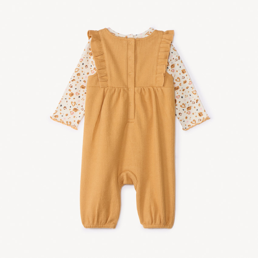 Ensemble 2 pièces motifs léopard pour bébé fille 