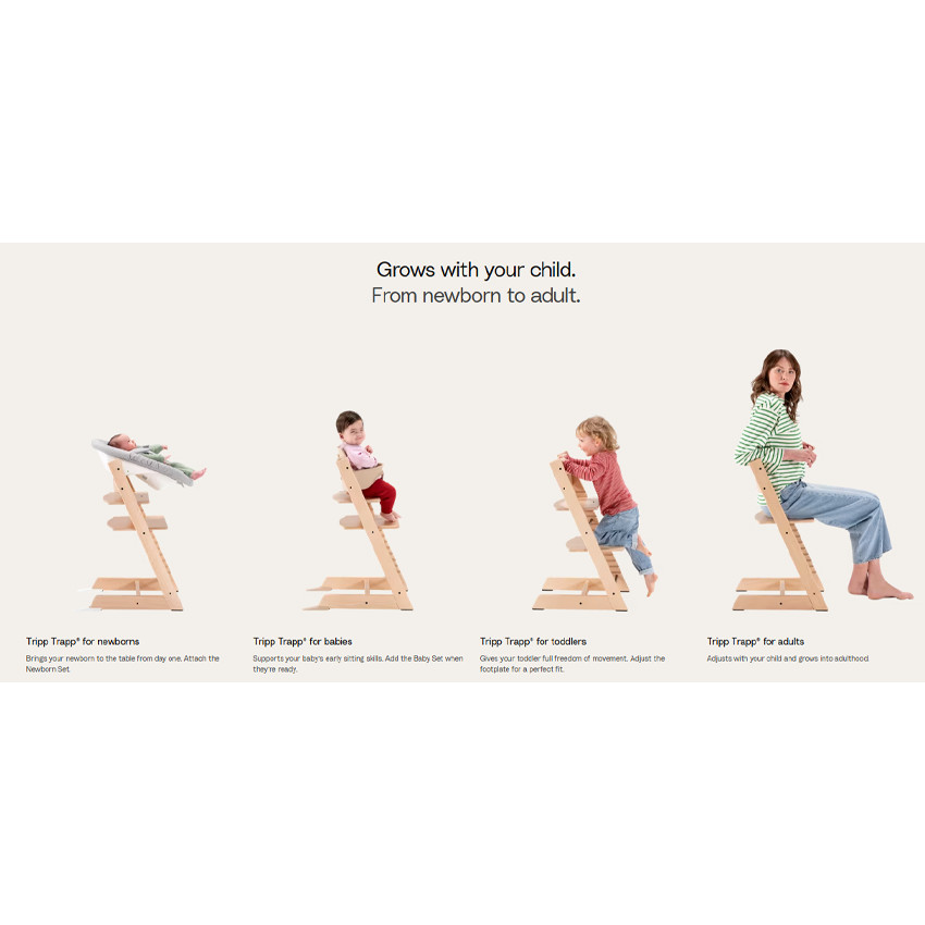 Chaise haute Tripp Trapp évolutive Wild Wood  