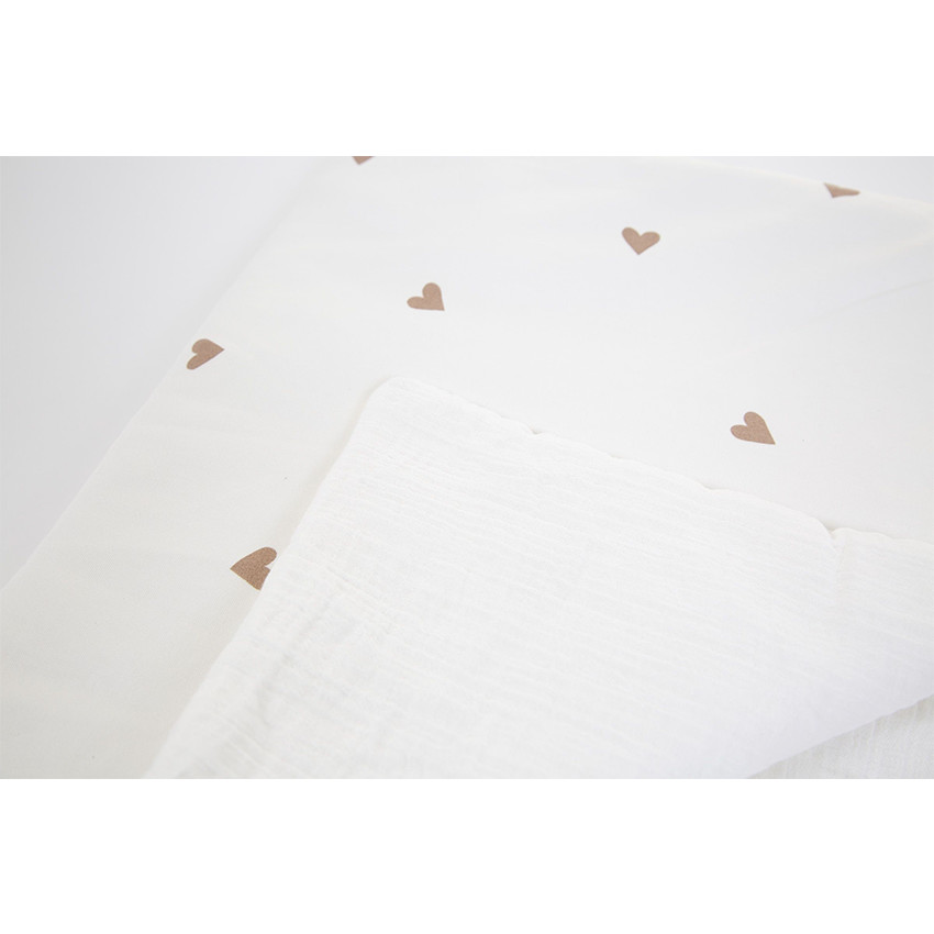 Couverture 80 x 100 cm - Coeurs 