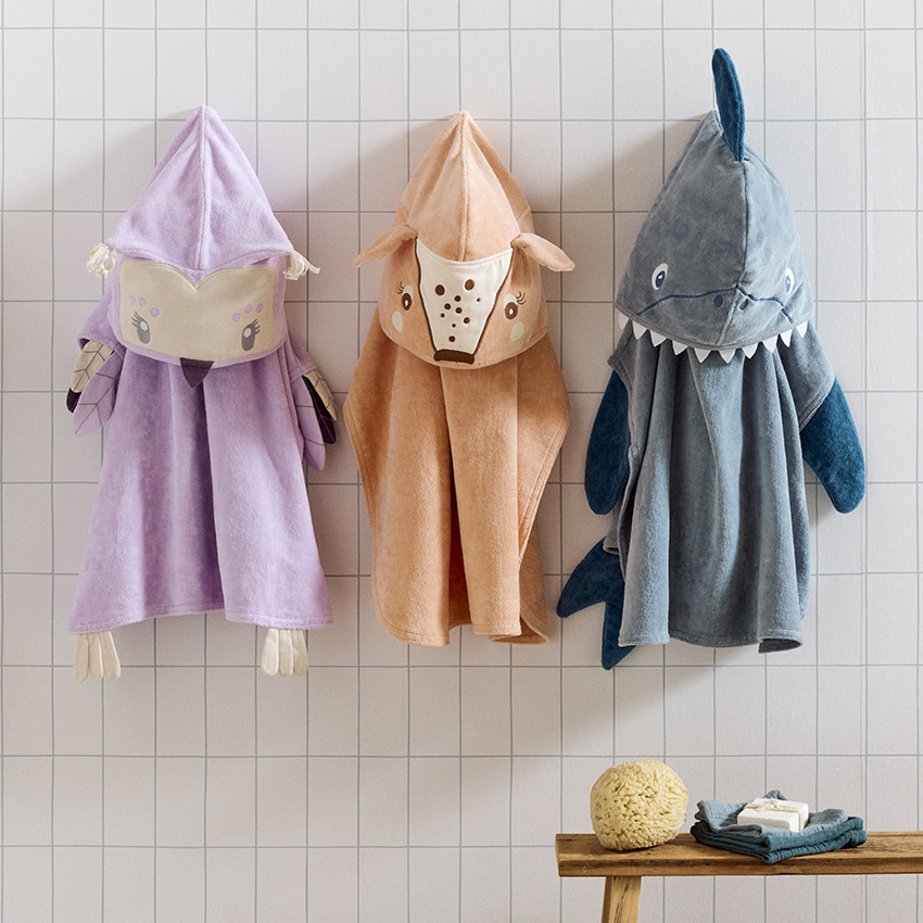 Poncho de bain Requin