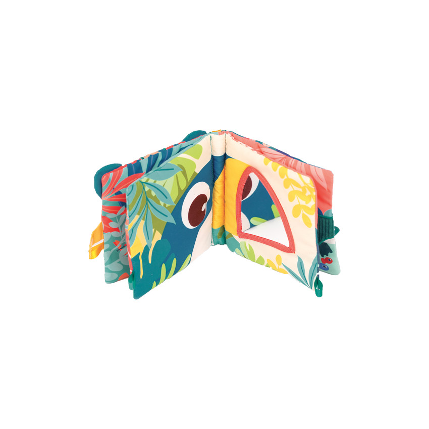 Livre d'éveil en tissu - Jungle - Multicolore (Ludi) - Image 1