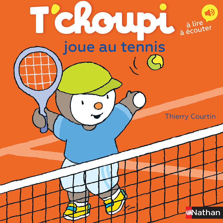 Livre T'Choupi joue au tennis 