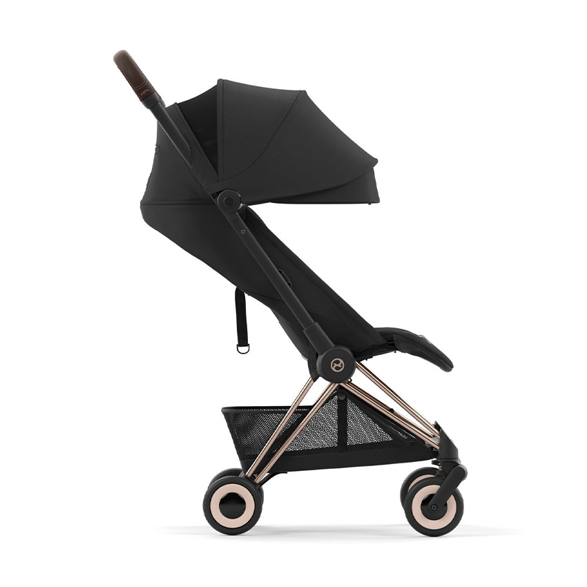 Poussette ultra-compacte Coya rosegold/sepia black - Noir (Cybex) - Image 2