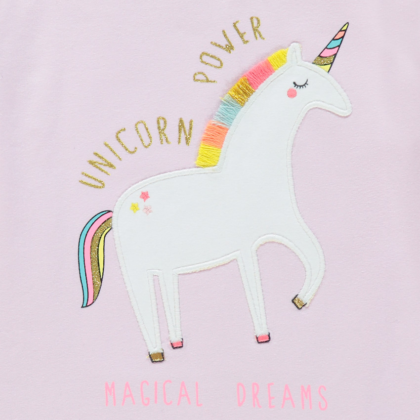 Pyjama en jersey print licorne 