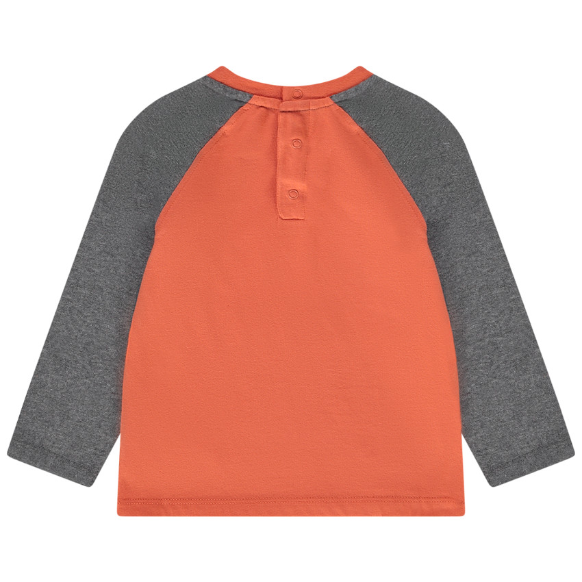 T-shirt manches longues en jersey print fantaisie pour bébé garçon 