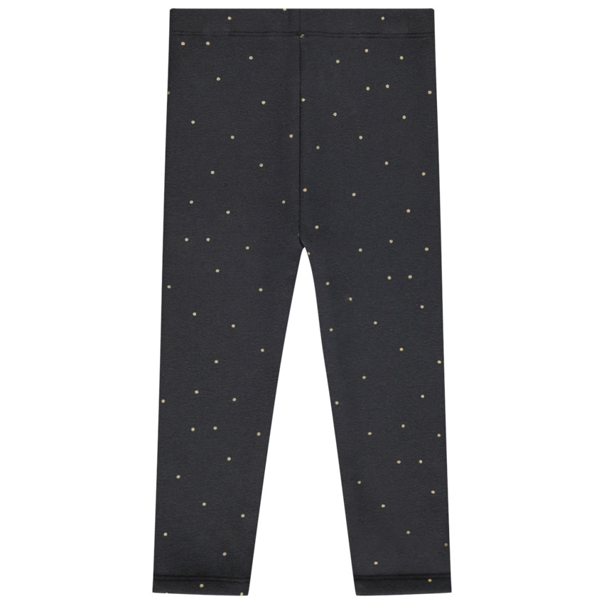 Caleçon en jersey contrecollé imprimé pois pour bébé fille 