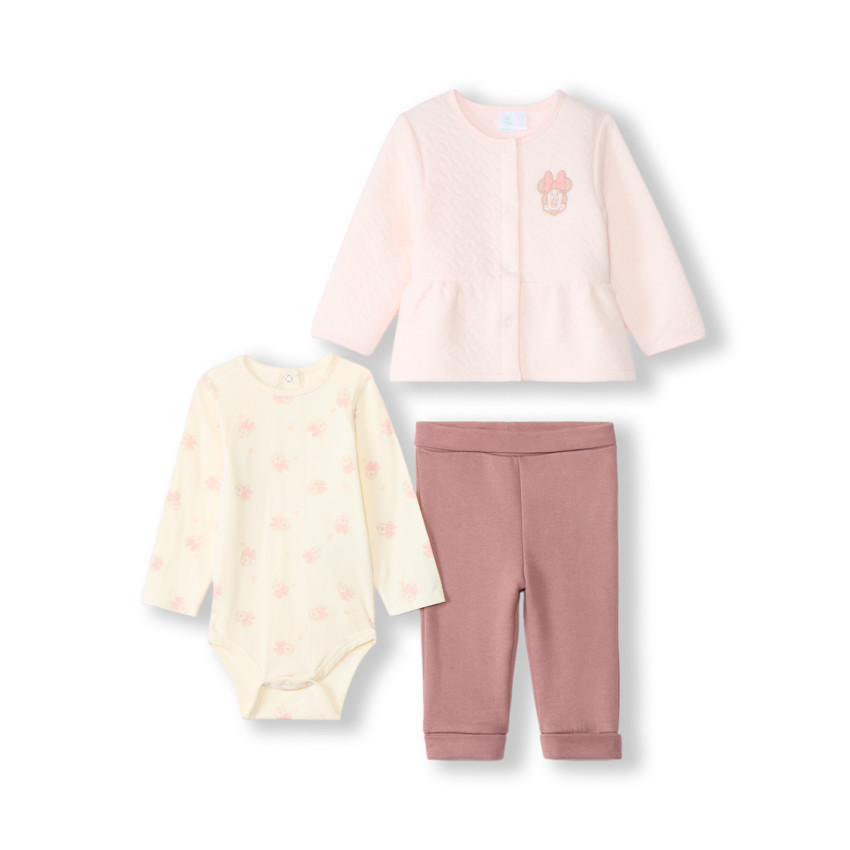 Ensemble 3 pièces Minnie Disney pour bébé fille