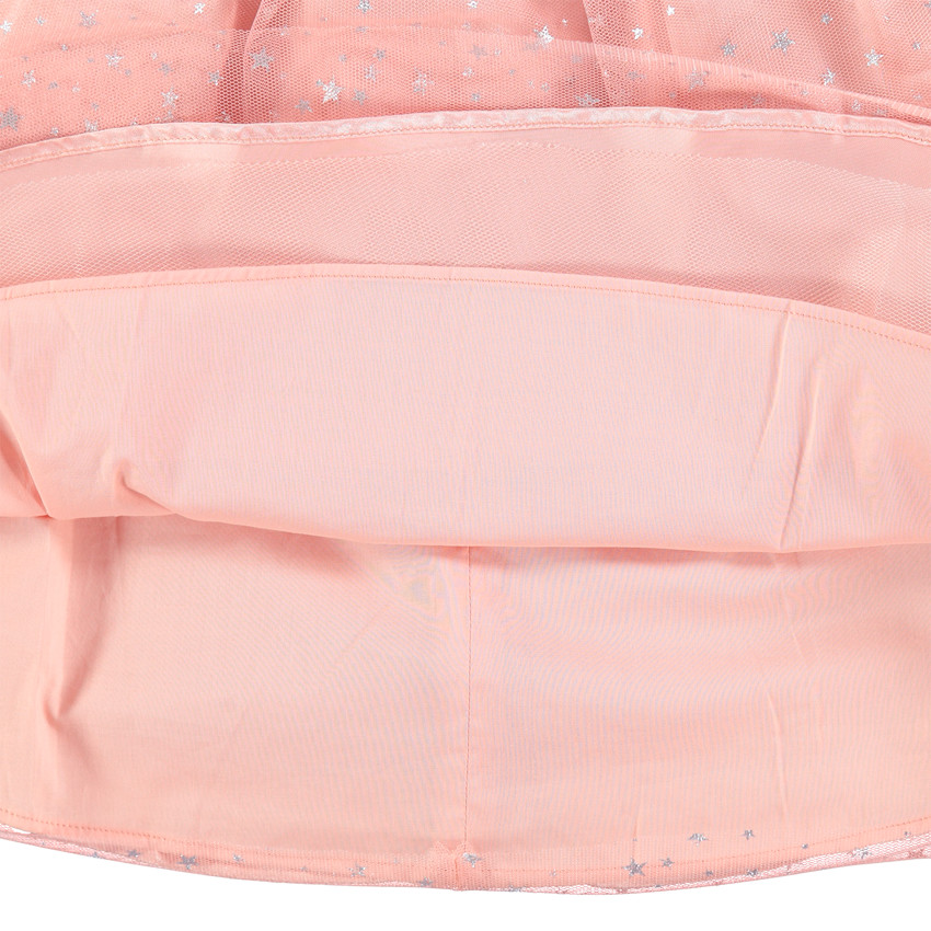 Robe sans manches esprit princesse avec motif floral brodé et tulle 