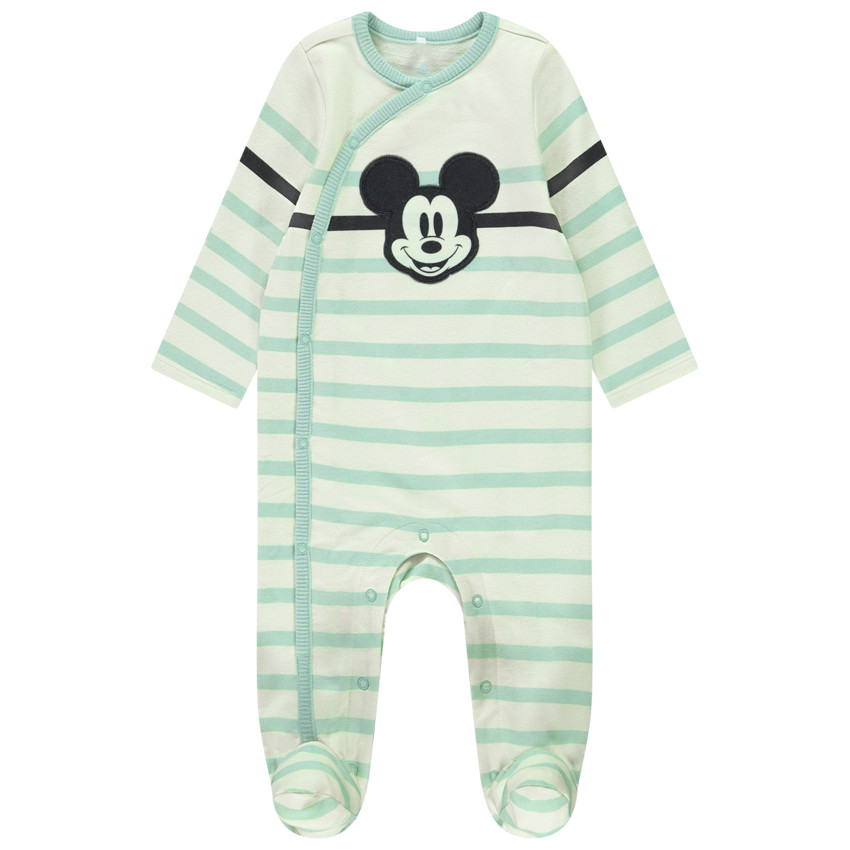 Dors-bien rayé Mickey Disney pour bébé garçon avec ouvertures différentes selon l'âge 