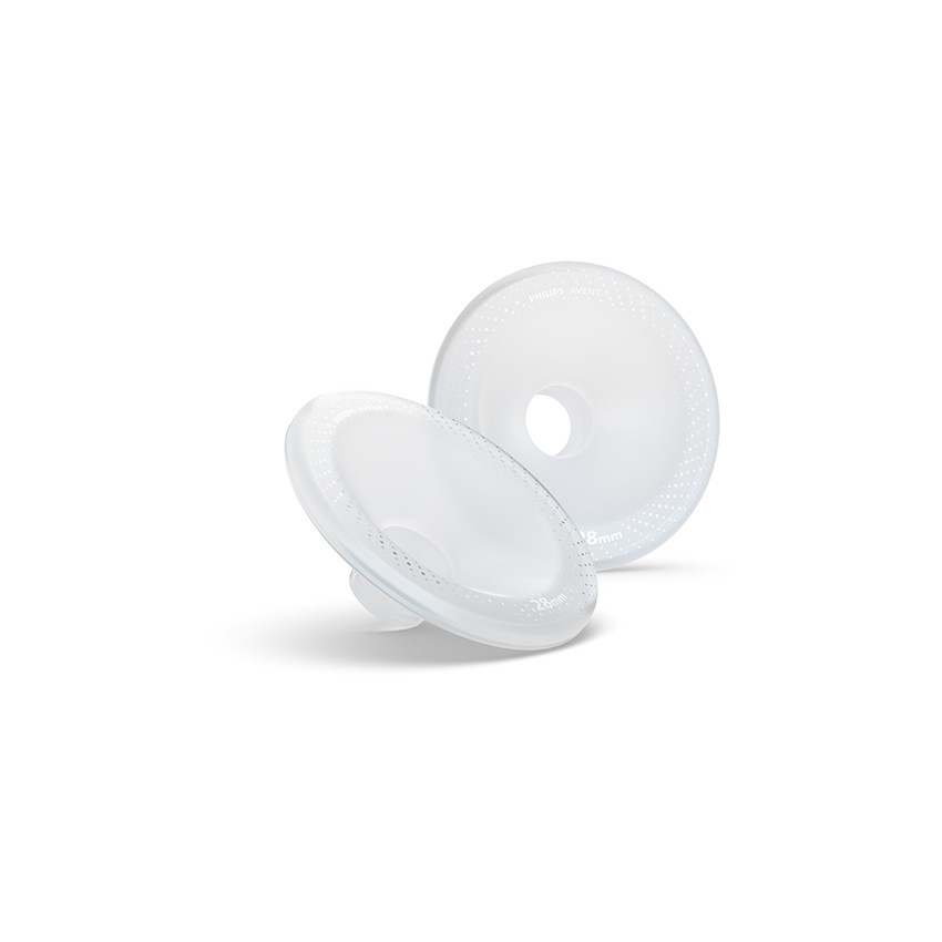 Téterelle et embouts grande taille pour coquilles collectrices de lait SCF439/01 